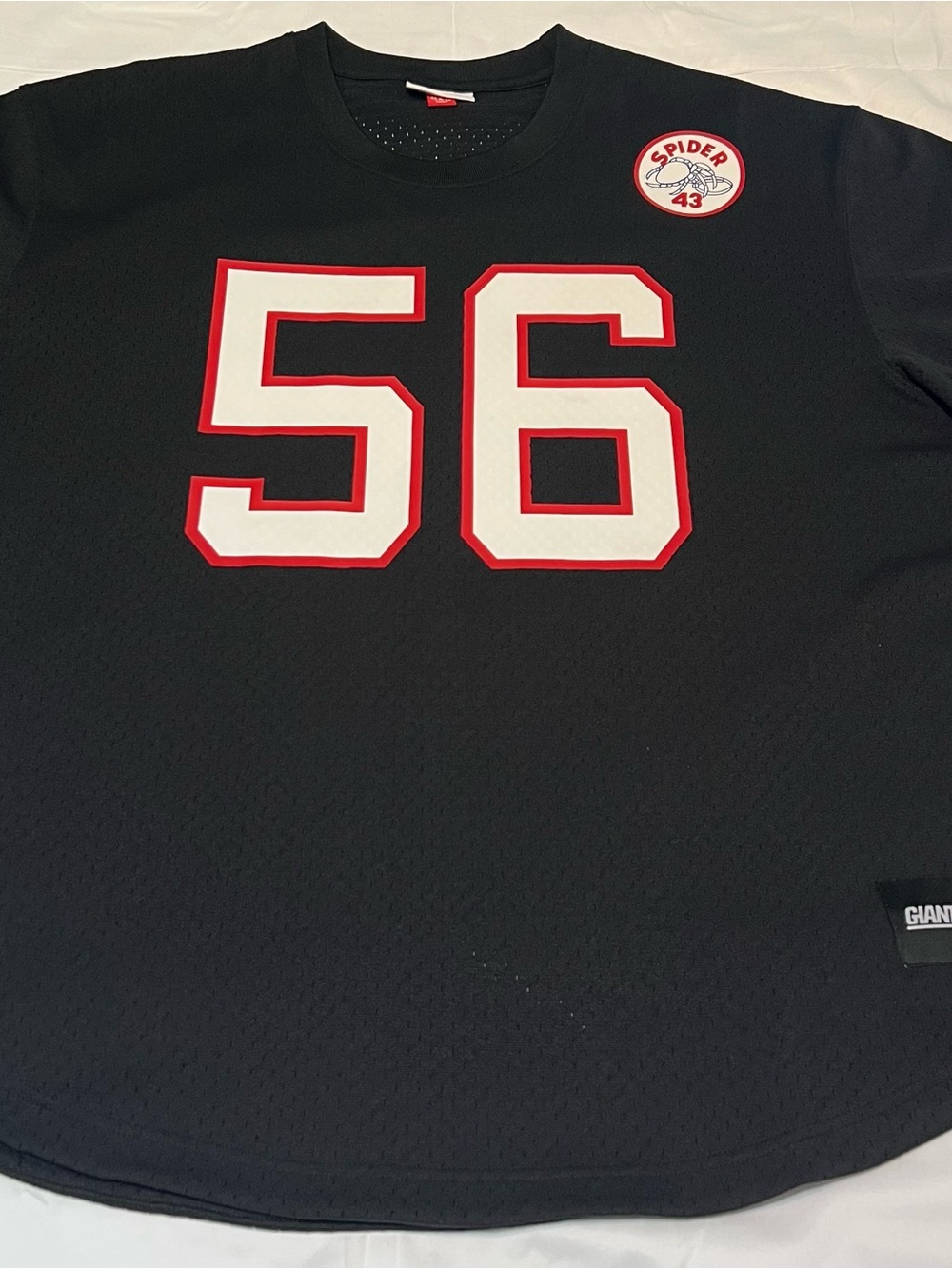 Mitchell & Ness Black Jersey with White and Red '56'